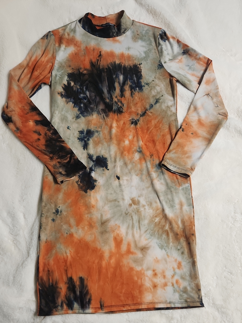 Fashion Nova Tie Dye Contour Dress